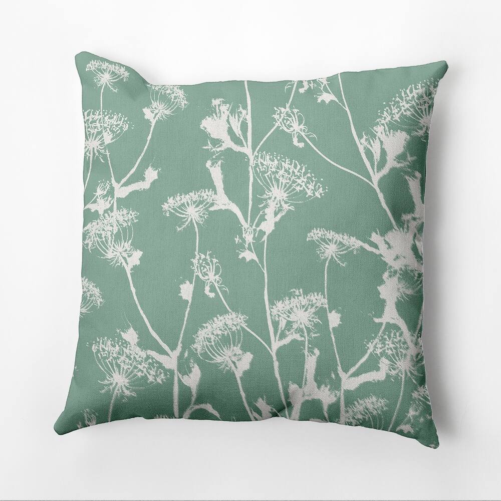 Windy Blossom Outdoor Pillow