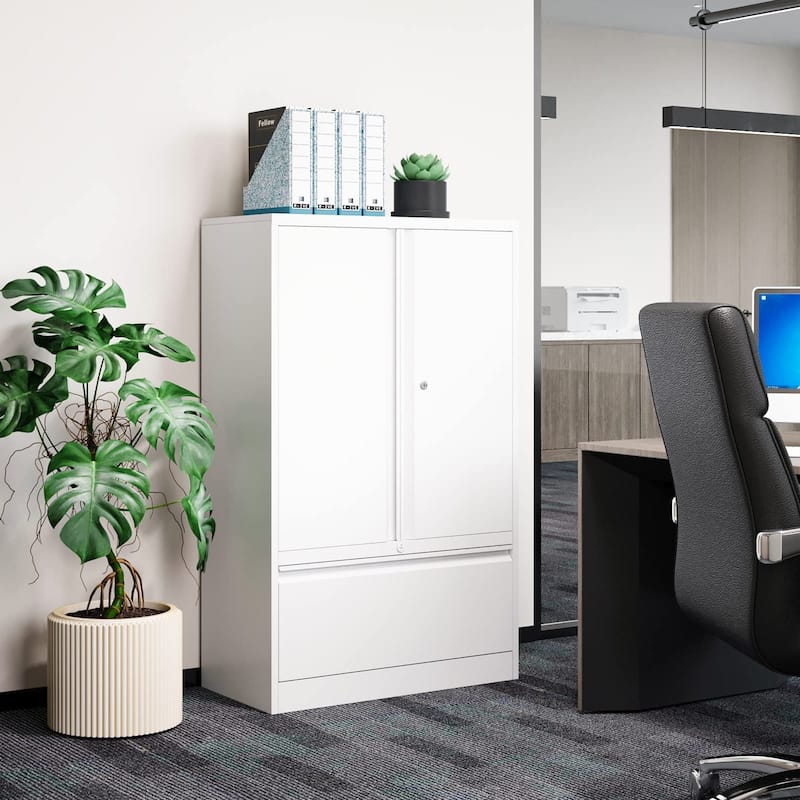 Modern File Cabinets for Home Office with Drawers - N/A