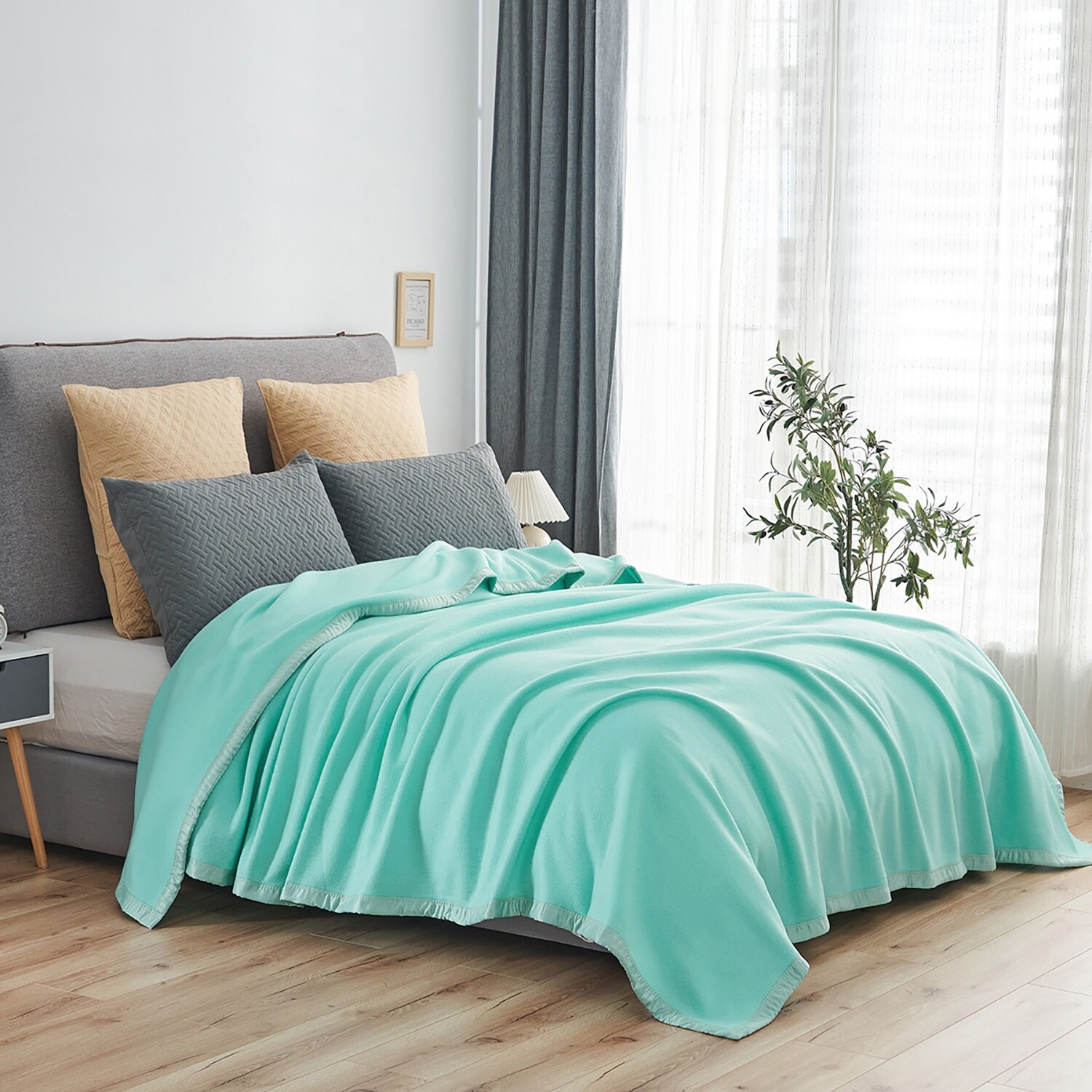 Sateen throw outlet