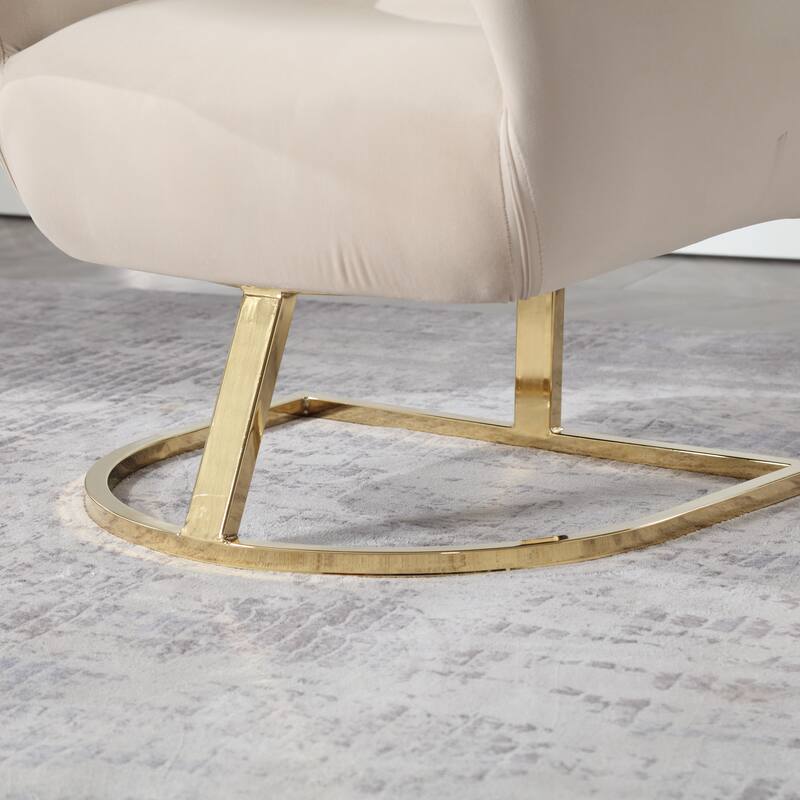 Upholstered Tufted Living Room Chair