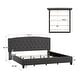 preview thumbnail 16 of 43, Fontana Adjustable Diamond-tufted Arched Back Bed by iNSPIRE Q Classic