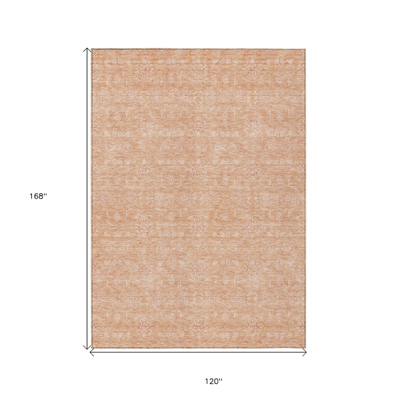 HomeRoots Floral Transitional Rectangle Outdoor Rug
