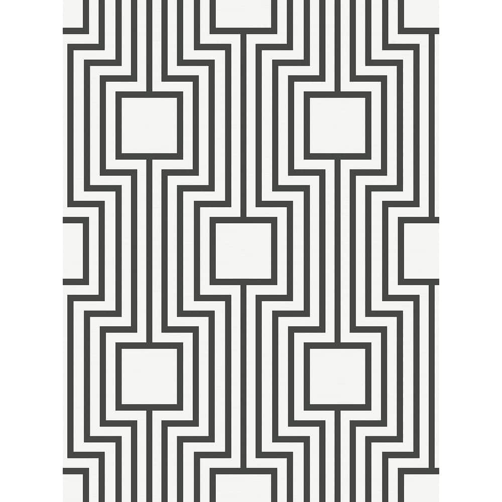 Seabrook Designs Kylea Geometric Non-Woven Unpasted Wallpaper