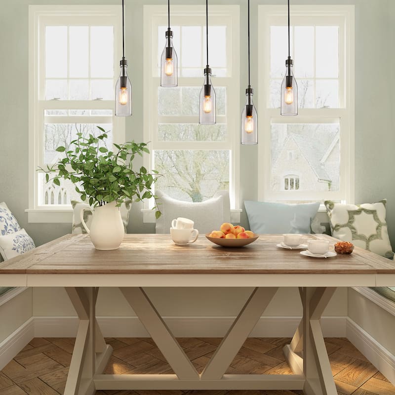 The Gray Barn Heavenly Winds 1-light Glass Hanging Pendant Lights - D5" x H11.2"