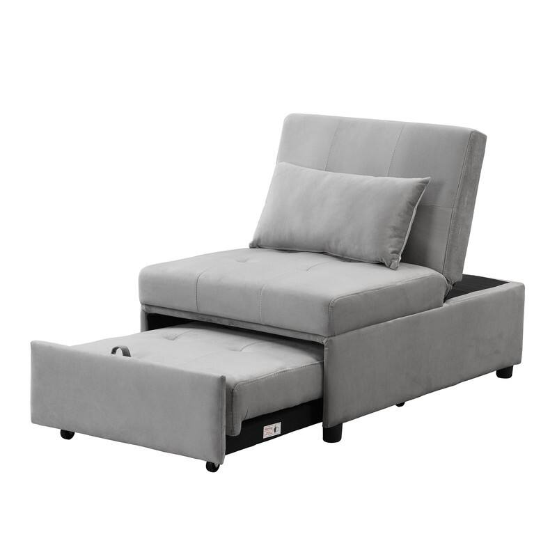 Folding Ottoman Sofa Bed Gray Bed Bath & Beyond 38162636