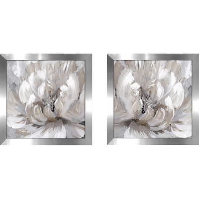 "Burst of Spring II" by Nan Framed Art Print Set - gray