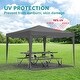 preview thumbnail 22 of 22, 10 x10 Folding Canopy with 4 Sidewalls Outdoor Event Shelter Gazebo Portable Tents for Parties, Canopy Weight Bag Carry Bag