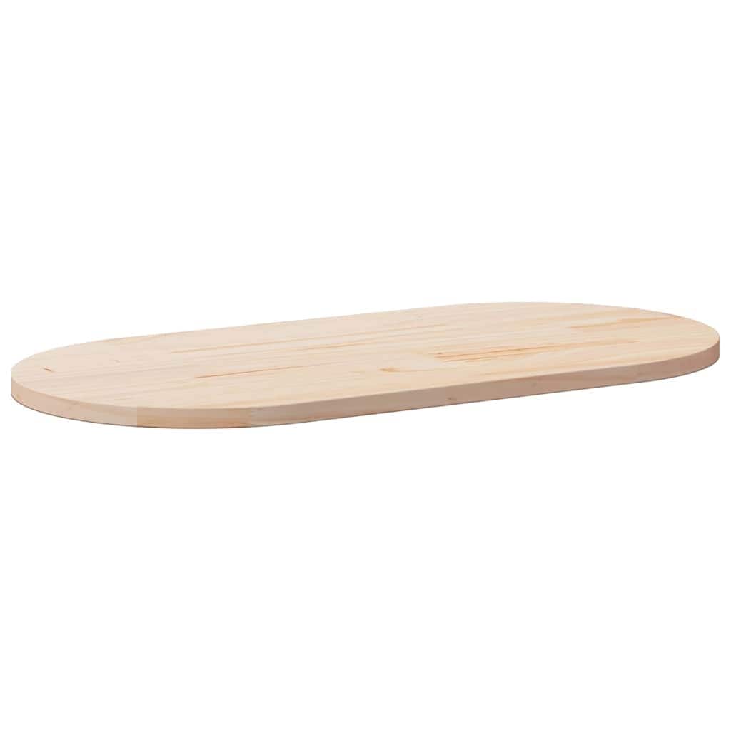 vidaXL Table Top Natural Solid Pine Wood Medium Durable Table Top
