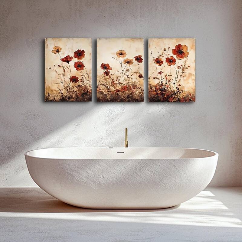 Wall Pictures Flowers Watercolour Paintings Modern Aesthetic