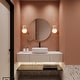 preview thumbnail 10 of 25, Siya Modern 3/2/1 Frosted Glass Bathroom Vanity Lights Romantic Gold Statement Wall Sconces