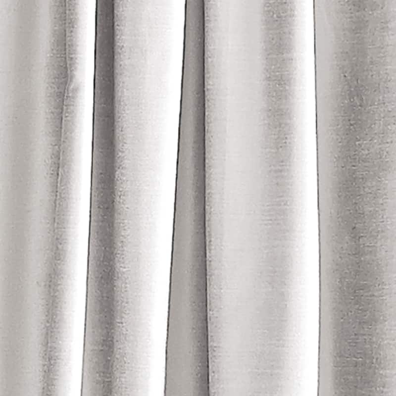 DKNY Modern Knotted Velvet Curtain Panel Pair