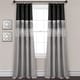 preview thumbnail 1 of 27, Lush Decor Night Sky 100 Percent Lined Blackout Window Curtain Panel Single 42X84 - Black/Gray