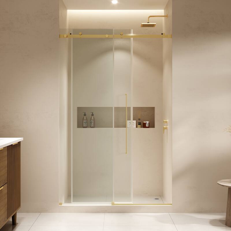 Selby Frameless Sliding Clear Alcove Shower Door