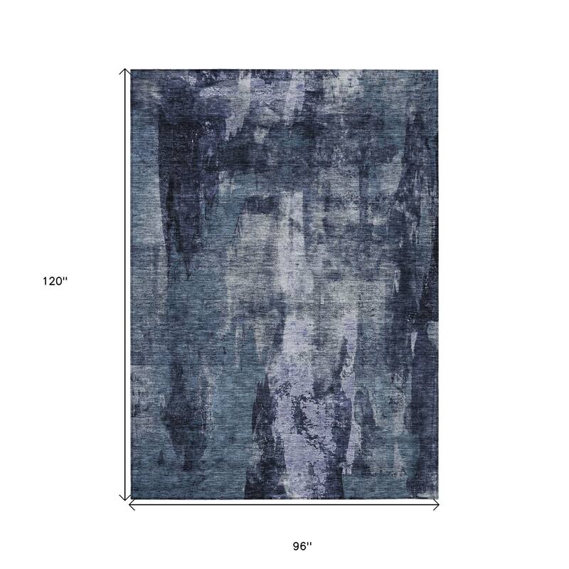 HomeRoots Abstract Transitional Rectangle Outdoor Rug
