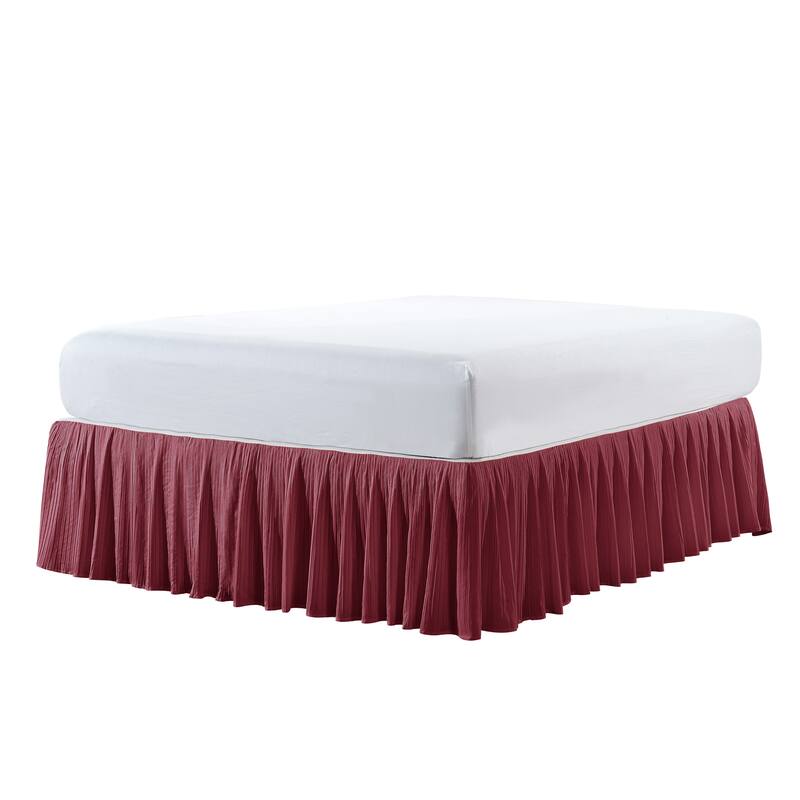 Serenta 18 Inch Drop Diamond Square Matching Bed Skirt