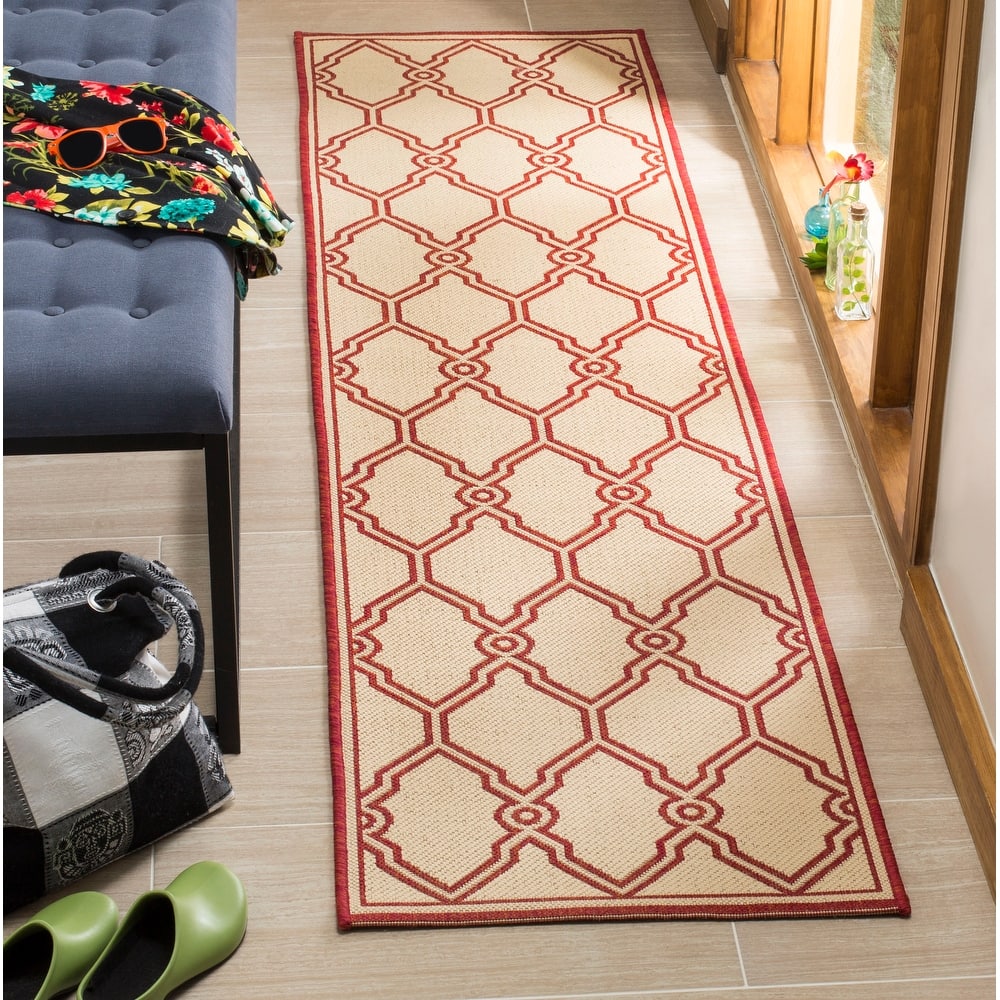 SAFAVIEH Linden Jeri Indoor/ Outdoor Waterproof Patio Backyard Rug