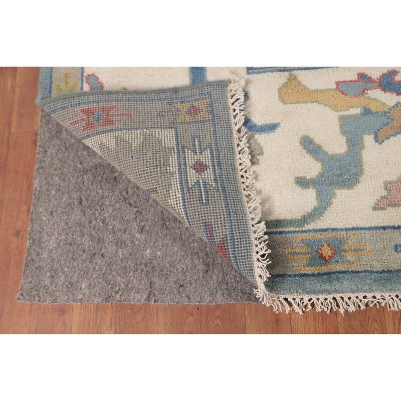 Oushak Oriental Area Rug Handmade Bedroom Wool Carpet - 9'2"x 11'8"