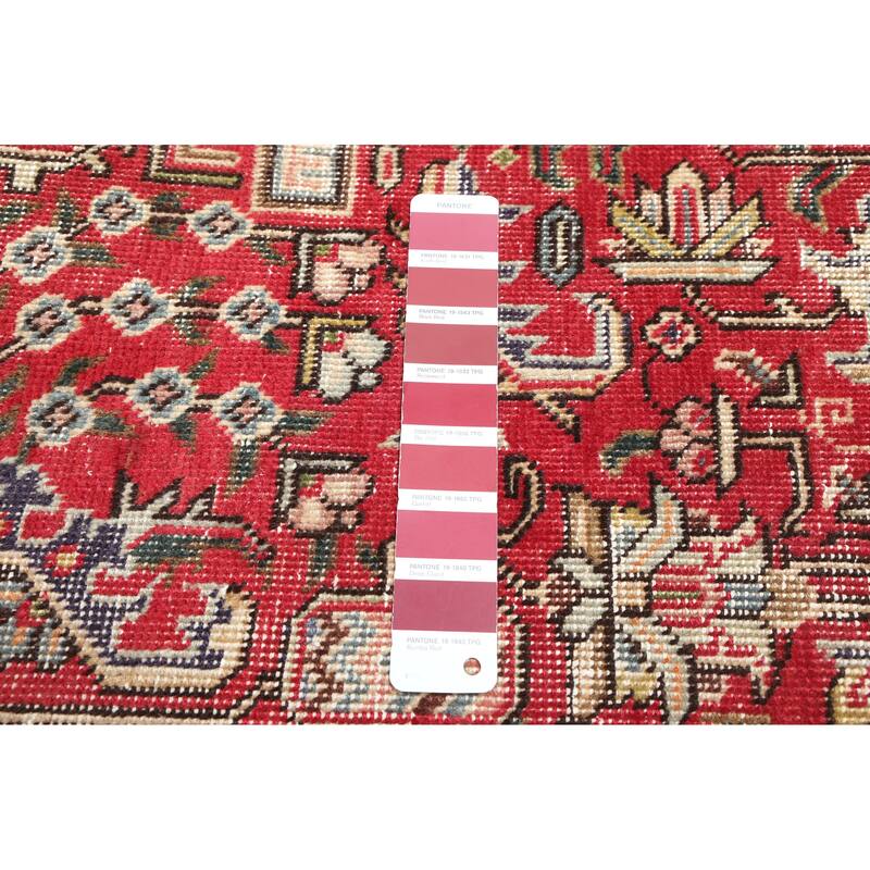 ECARPETGALLERY Hand-knotted Antalya Vintage Red Wool Rug - 6'5 x 9'5