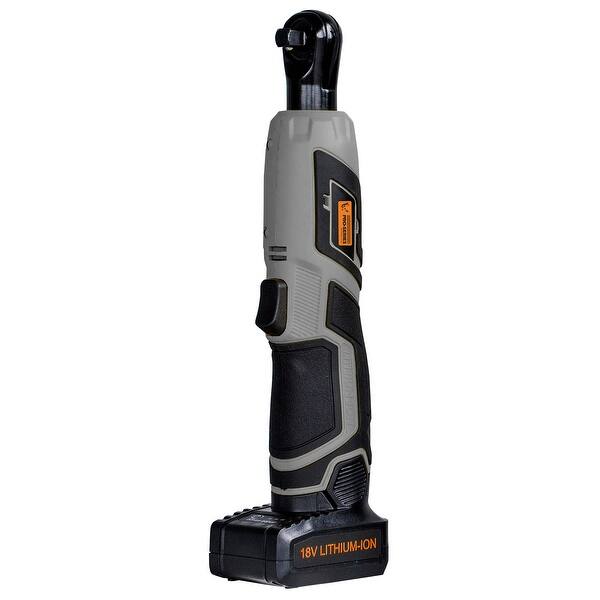 Shop 3 8 Inch 18 Volt Rechargeable Cordless Torque Ratchet Wrench Overstock 28877069