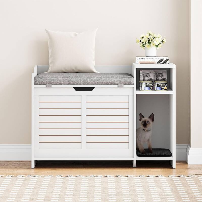 Cat Litter Box with Cushion