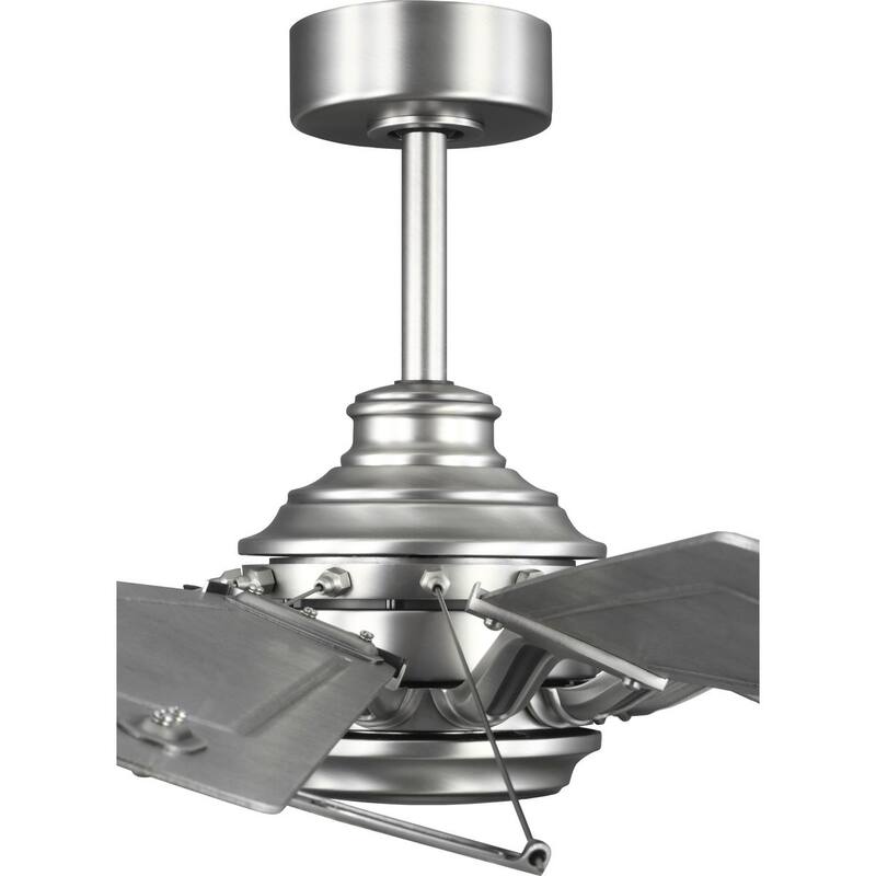 Springer II Collection 60-in Twelve-Blade Antique Nickel Modern Farmhouse Windmill Ceiling Fan - 60 in x 60 in x 16.26 in