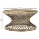 preview thumbnail 3 of 5, SAFAVIEH Grimson Large Bowed Coffee Table - 31.5" x 31.5" x 15.7"