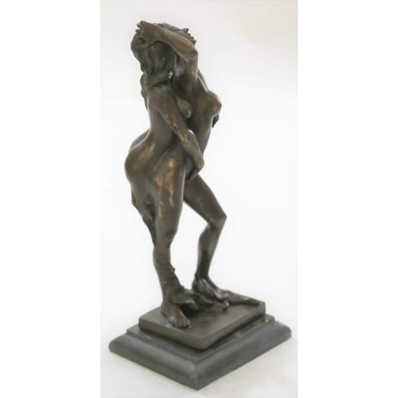 Original Mavchi Sweet Nothing Lovers Art Bronze Statue Sculpture