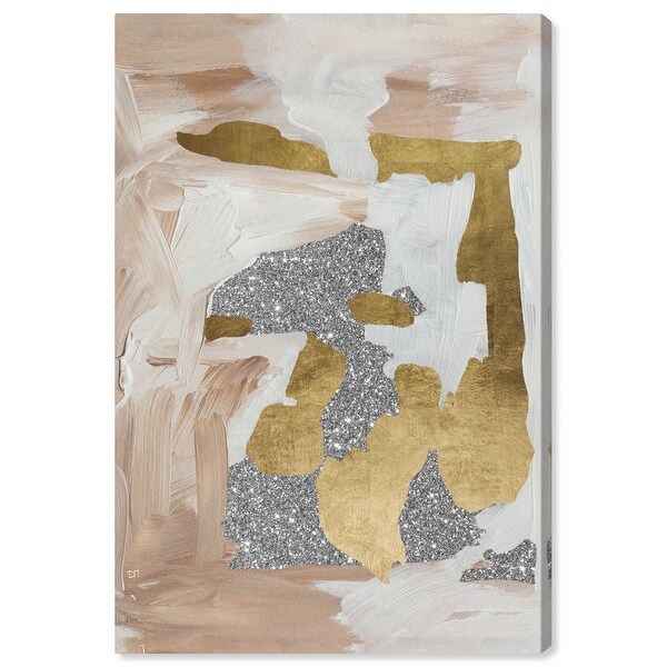 Oliver Gal 'Champagne Glitz' Abstract Wall Art Canvas Print Paint