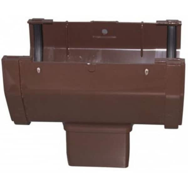 Genova RB104 Vinyl Gutter Drop Outlet, Brown Bed Bath & Beyond 27639922