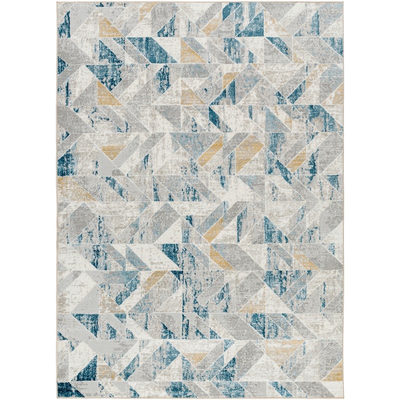 Livabliss San Fran Modern Geometric Area Rug