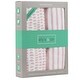 preview thumbnail 5 of 24, Ely's & Co. Baby Fitted Waterproof Bassinet Sheet Set - 2 Pack - 32" x 16" Mauve Pink Stripes & Splash