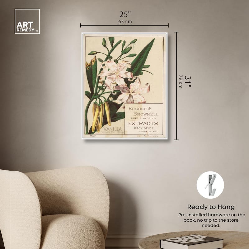 Vanilla Planifolia Canvas by Art Remedy