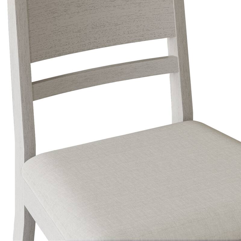 CraftPorch Elegance 4-Piece Chair and Round Table Wooden Dining Set