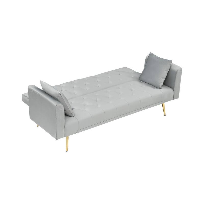 71" Convertible Double Folding Living Room Sofa Bed