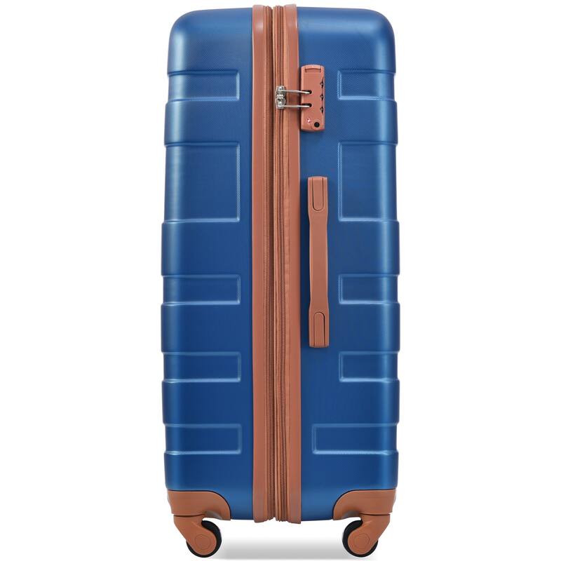 3 Pcs Luggage Set, Expandable ABS Hardshell Suitcases Spinner Wheels with TSA Lock 20''24''28''