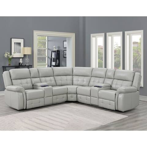 Strick & Bolton Dayton Power Reclining Sectional