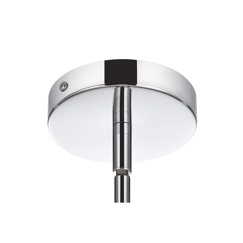 Samuel 23 inch crystal rod pendant in black