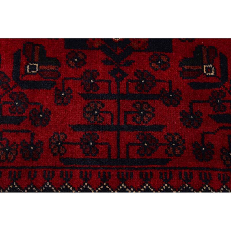 ECARPETGALLERY Hand-knotted Finest Khal Mohammadi Red Wool Rug - 6'7 x 10'0