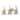 AIWEN Vintage 3 Light Bathroom Vanity Light Gold Wall Sconce with Amber Glass Shades for Bathroom Mirror Bedroom Hallway