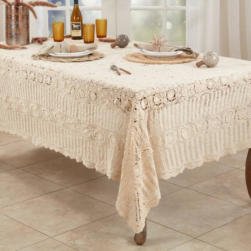 Handmade Crochet Lace Table Linens