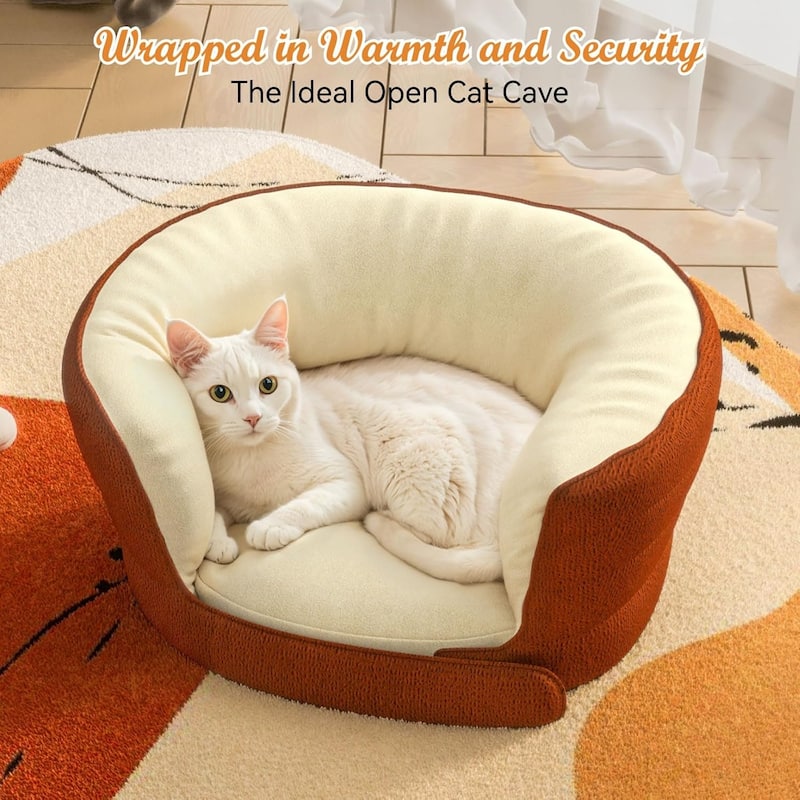 WOWMAX High Sides Deep Sleep Calming Dog Bed for Small Dogs