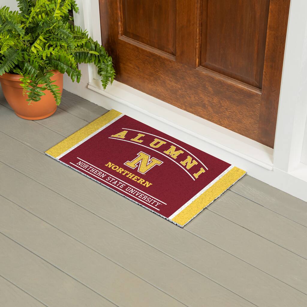 28 in. x 16 in. Northern State University Alumni Full Color PVC Door Mat