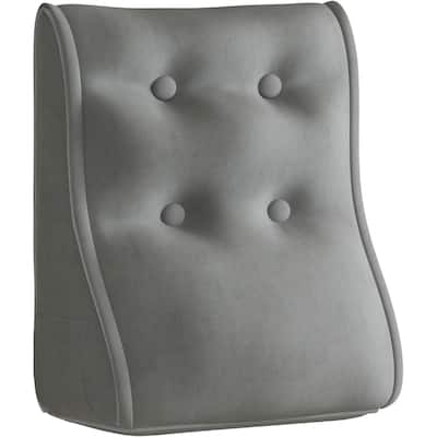 Sectional Headboard Pillow, Zipper Design Combinable Ergonomic Reading Pillow for Sitting in Bed, Adult Bedroom Decor Aesthetic