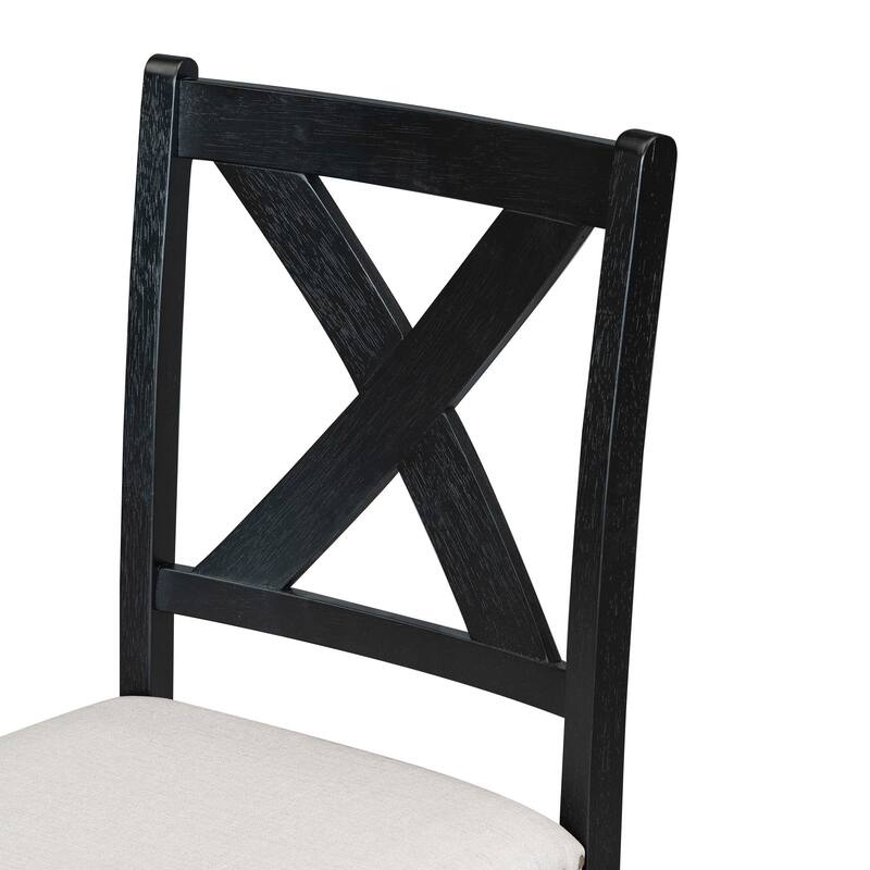 Extendable Dining Table with Two Removable Leaf