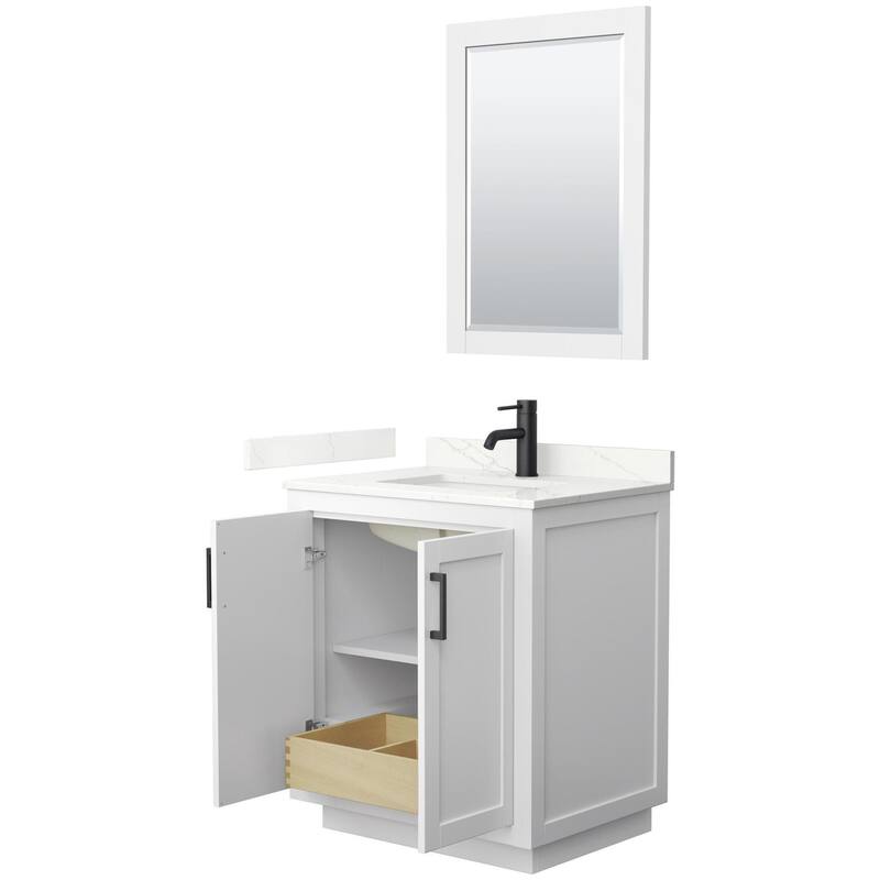 Wyndham Collection WCF292930S-QTZ-UNSM24 Miranda 30" Free Standing