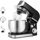 preview thumbnail 6 of 36, 3.2Qt Stand Mixer, 6-Speed Lightweight Kitchen Mixer with Whisk, Hook Black