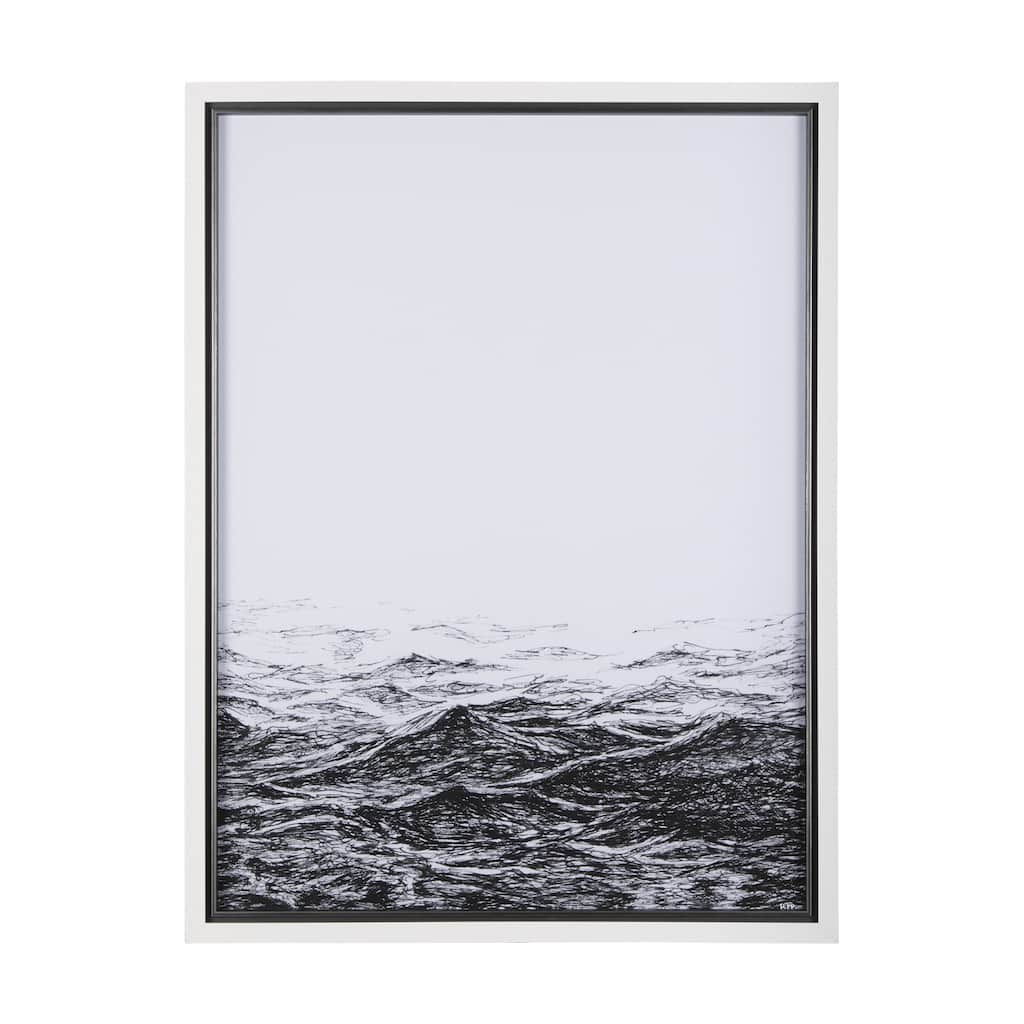 Running on Waves II Framed Art Print
