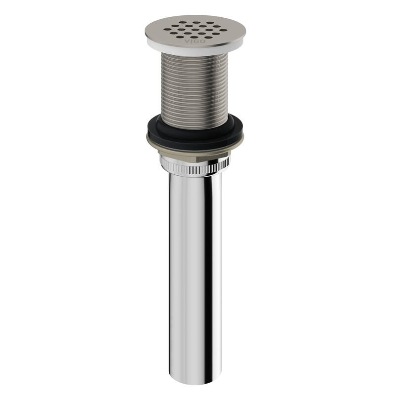Vigo 1-3/4" Grid Drain Assembly - Less Overflow - Brushed Nickel