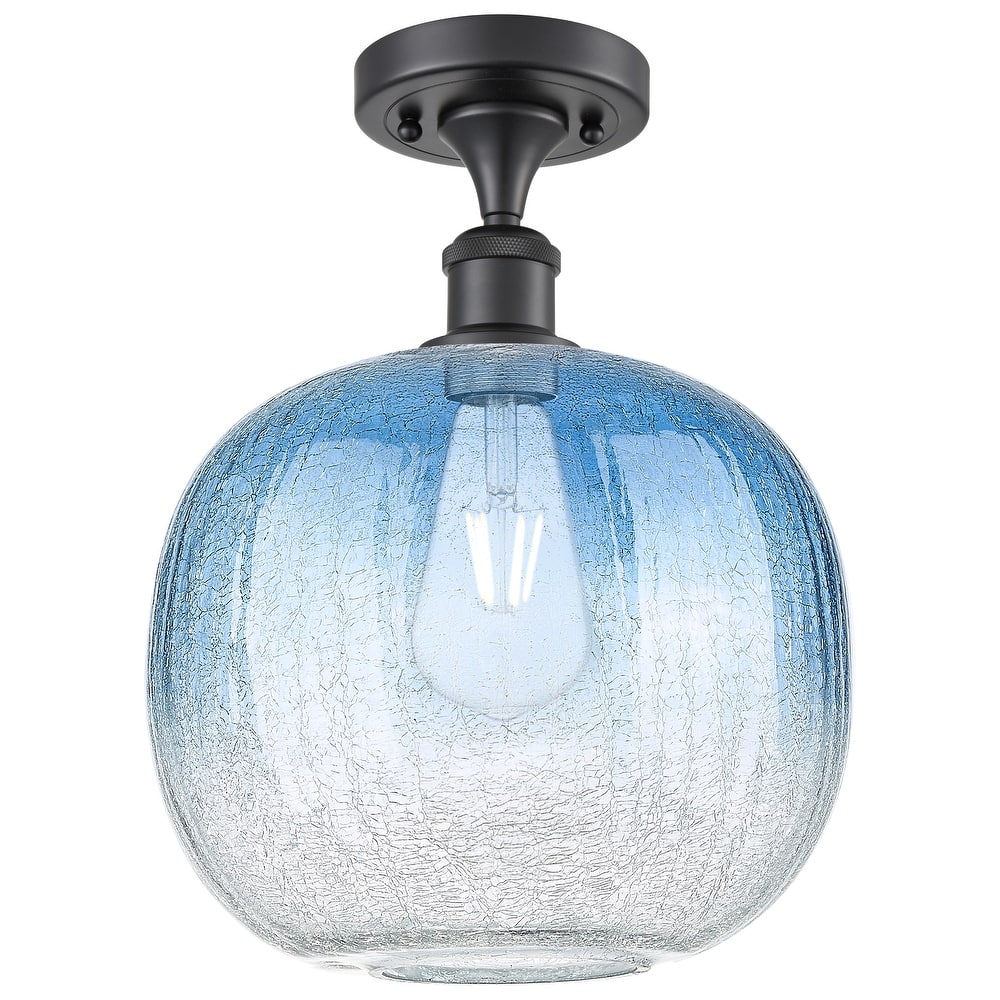 Innovations Lighting Endless Possibilities Ballston - Brookhaven Sphere - 1 Light 11" Semi-Flush Mount