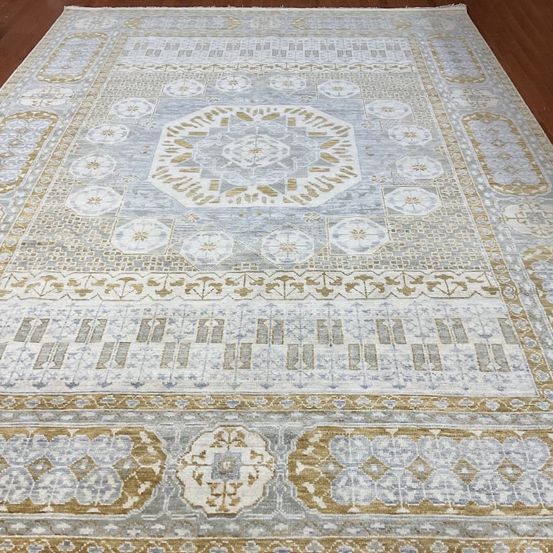 HERAT ORIENTAL Handmade Indo Mamluk Wool Rugs - 10' x 13'11"